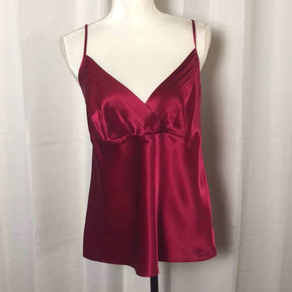 Dorothee Bis Magenta Pink Shell Tank